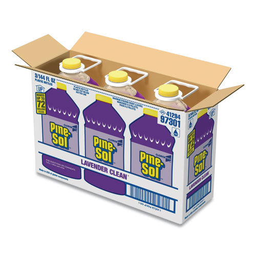 Pine-Sol® All Purpose Cleaner, Lavender Clean, 144 Oz Bottle, 3-carton freeshipping - TVN Wholesale