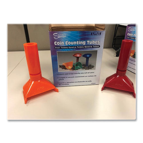 CONTROLTEK® Coin Counting Tubes, Dimes, Nickels, Pennies, Quarters, One Full Wrapper-tube Coin Capacity freeshipping - TVN Wholesale