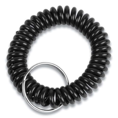 CONTROLTEK® Wrist Key Coil Key Organizers, Black, 12-pack freeshipping - TVN Wholesale