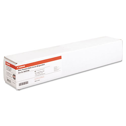 Canon® Water Resistant Matte Canvas Paper Roll, 24 Mil, 24" X 40 Ft, Matte White freeshipping - TVN Wholesale