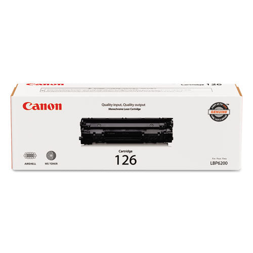 Canon® 3483b001 (126) Toner, 2,100 Page-yield, Black freeshipping - TVN Wholesale