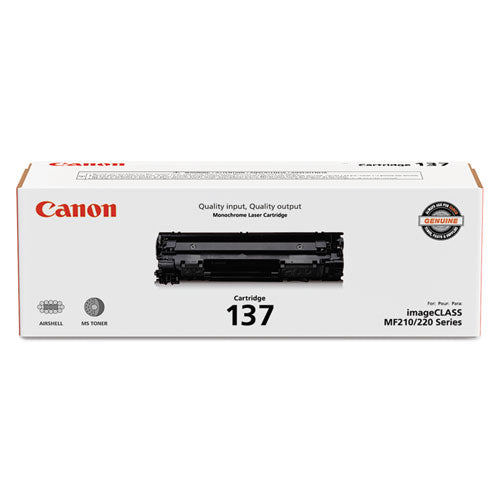 Canon® 9435b001 (137) Toner, 2,400 Page-yield, Black freeshipping - TVN Wholesale