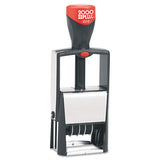 COSCO 2000PLUS® Self-inking Heavy-duty Line Dater With Microban, 1.25" X 0.63", Black freeshipping - TVN Wholesale