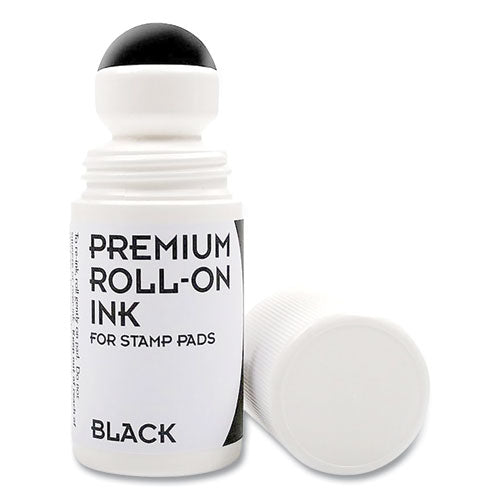 COSCO Premium Roll-on Ink, 2 Oz, Black freeshipping - TVN Wholesale