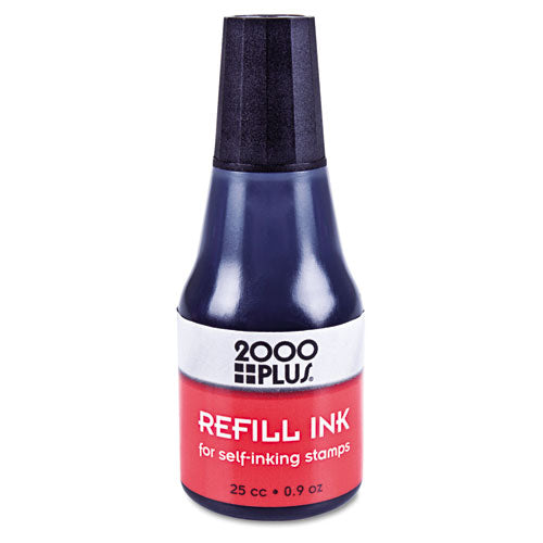 COSCO 2000PLUS® Self-inking Refill Ink, Red, 0.9 Oz. Bottle freeshipping - TVN Wholesale