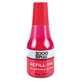 COSCO 2000PLUS® Self-inking Refill Ink, Red, 0.9 Oz. Bottle freeshipping - TVN Wholesale