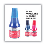 COSCO 2000PLUS® Self-inking Refill Ink, Blue, 0.9 Oz. Bottle freeshipping - TVN Wholesale