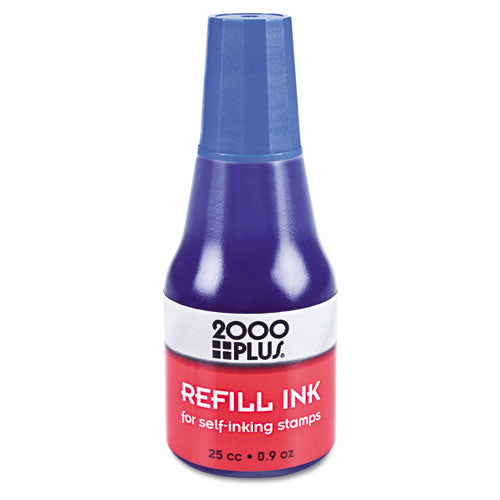 COSCO 2000PLUS® Self-inking Refill Ink, Black, 0.9 Oz. Bottle freeshipping - TVN Wholesale