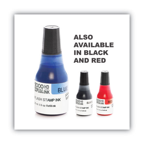 COSCO 2000PLUS® Pre-ink High Definition Refill Ink, Blue, 0.9 Oz. Bottle freeshipping - TVN Wholesale