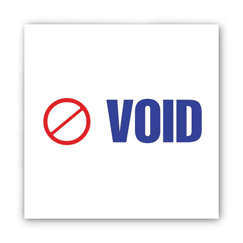 ACCUSTAMP2® Pre-inked Shutter Stamp, Red-blue, Void, 1 5-8 X 1-2 freeshipping - TVN Wholesale