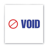 ACCUSTAMP2® Pre-inked Shutter Stamp, Red-blue, Void, 1 5-8 X 1-2 freeshipping - TVN Wholesale