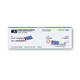 ACCUSTAMP2® Pre-inked Shutter Stamp, Red-blue, Void, 1 5-8 X 1-2 freeshipping - TVN Wholesale