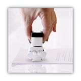 ACCUSTAMP2® Pre-inked Shutter Stamp, Red, Mailed, 1 5-8 X 1-2 freeshipping - TVN Wholesale