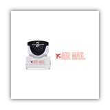 ACCUSTAMP2® Pre-inked Shutter Stamp, Red, Air Mail, 1 5-8 X 1-2 freeshipping - TVN Wholesale