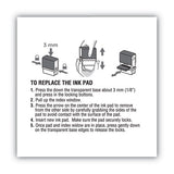 COSCO 2000PLUS® Replacement Ink Pad For 2000plus 1si20pgl, Blue freeshipping - TVN Wholesale