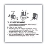 COSCO 2000PLUS® Replacement Ink Pad For 2000plus 1si30pgl, Black freeshipping - TVN Wholesale
