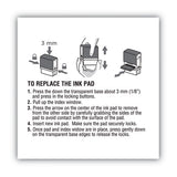 COSCO 2000PLUS® Replacement Ink Pad For 2000plus 1si40pgl And 1si40p, Black freeshipping - TVN Wholesale
