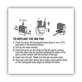 COSCO 2000PLUS® Replacement Ink Pad For 2000plus 1si60p, Black freeshipping - TVN Wholesale