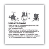 COSCO 2000PLUS® Replacement Ink Pad For 2000plus 1si50p, Red freeshipping - TVN Wholesale