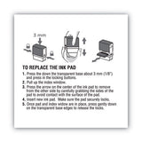 COSCO 2000PLUS® Replacement Ink Pad For 2000plus 1si15p, Red freeshipping - TVN Wholesale