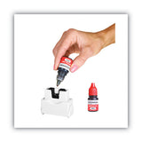 COSCO Accu-stamp Gel Ink Refill, Red, 0.35 Oz Bottle freeshipping - TVN Wholesale