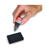 COSCO Accu-stamp Gel Ink Refill, Black, 0.35 Oz Bottle freeshipping - TVN Wholesale