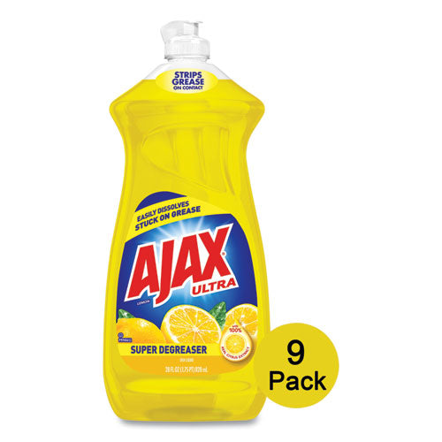 Ajax® Dish Detergent, Lemon Scent, 28 Oz Bottle, 9-carton freeshipping - TVN Wholesale