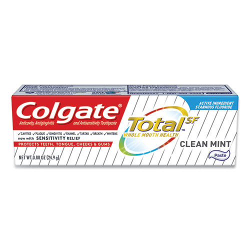 Colgate® Total Toothpaste, Coolmint, 0.88 Oz, 24-carton freeshipping - TVN Wholesale