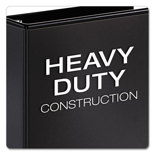 Cardinal® Premier Easy Open Clearvue Locking Slant-d Ring Binder, 3 Rings, 4" Capacity, 11 X 8.5, Black freeshipping - TVN Wholesale