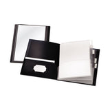 Cardinal® Reportpro 10-pocket Project Organizer, 8.5 X 11, Clear-black freeshipping - TVN Wholesale