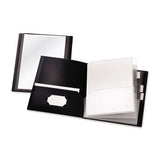 Cardinal® Reportpro 10-pocket Project Organizer, 8.5 X 11, Clear-black freeshipping - TVN Wholesale