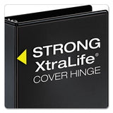 Cardinal® Performer Clearvue Slant-d Ring Binder, 3 Rings, 5" Capacity, 11 X 8.5, Black freeshipping - TVN Wholesale