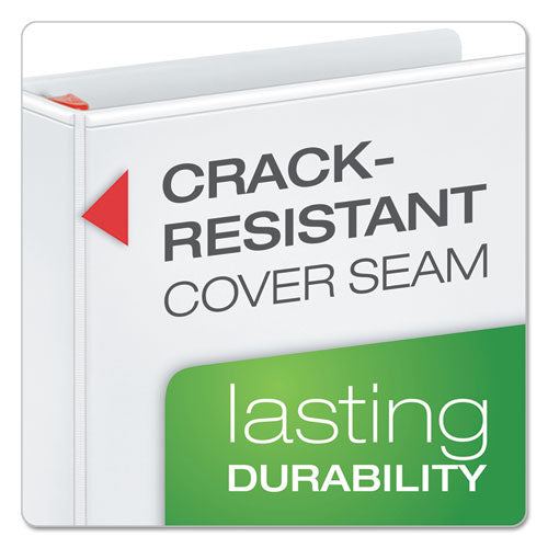 Cardinal® Xtralife Clearvue Non-stick Locking Slant-d Ring Binder, 3 Rings, 4" Capacity, 11 X 8.5, White freeshipping - TVN Wholesale