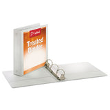Cardinal® Treated Binder Clearvue Locking Round Ring Binder, 3 Rings, 2" Capacity, 11 X 8.5, White freeshipping - TVN Wholesale