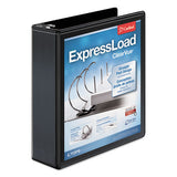 Cardinal® Expressload Clearvue Locking D-ring Binder, 3 Rings, 2" Capacity, 11 X 8.5, Black freeshipping - TVN Wholesale