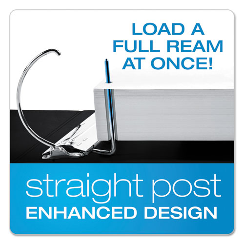 Cardinal® Expressload Clearvue Locking D-ring Binder, 3 Rings, 4" Capacity, 11 X 8.5, Black freeshipping - TVN Wholesale