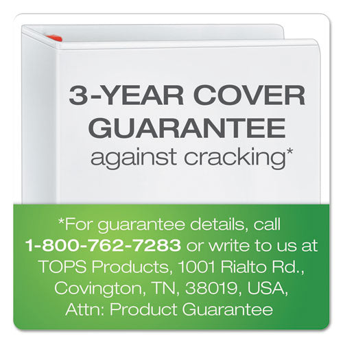 Cardinal® Speedy Xtralife Non-stick Locking Slant-d Ring Binder, 3 Rings, 4" Capacity, 11 X 8.5, White freeshipping - TVN Wholesale