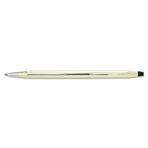 Cross® Classic Century Twist-action Ballpoint Pen, Retractable, Medium 1 Mm, Black Ink, Black-gold Barrel freeshipping - TVN Wholesale