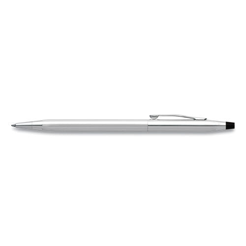 Cross® Classic Century Twist-action Ballpoint Pen, Retractable, Medium 1 Mm, Black Ink, Chrome Barrel freeshipping - TVN Wholesale