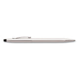 Cross® Classic Century Twist-action Ballpoint Pen, Retractable, Medium 1 Mm, Black Ink, Chrome Barrel freeshipping - TVN Wholesale