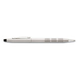 Cross® Classic Century Twist-action Ballpoint Pen, Retractable, Medium 1 Mm, Black Ink, Satin Chrome Barrel freeshipping - TVN Wholesale