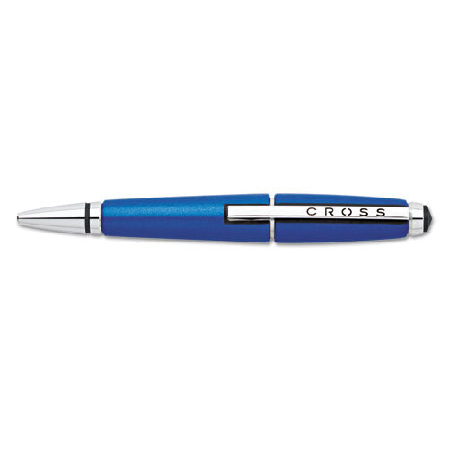 Cross® Edge Gel Pen, Retractable, Medium 0.7 Mm, Black Ink, Blue Barrel freeshipping - TVN Wholesale
