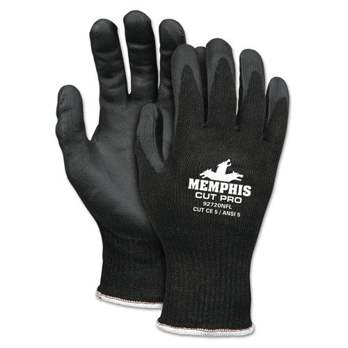 MCR™ Safety Cut Pro 92720nf Gloves, Large, Black, Hppe-nitrile Foam freeshipping - TVN Wholesale