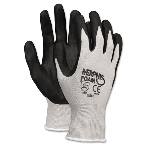MCR™ Safety Economy Foam Nitrile Gloves, Medium, Gray-black, 12 Pairs freeshipping - TVN Wholesale