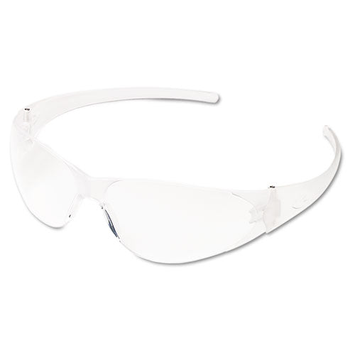 MCR™ Safety Checkmate Wraparound Safety Glasses, Clr Polycarbonate Frame, Coated Clear Lens freeshipping - TVN Wholesale