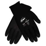 MCR™ Safety Ninja Hpt Pvc Coated Nylon Gloves, Large, Black, Pair freeshipping - TVN Wholesale