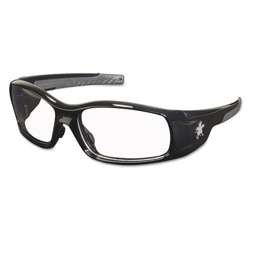 MCR™ Safety Swagger Safety Glasses, Black Frame, Clear Lens freeshipping - TVN Wholesale