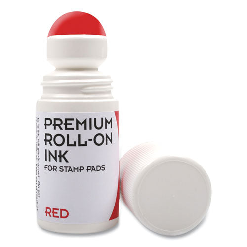 COSCO Premium Roll-on Ink, 2 Oz, Red freeshipping - TVN Wholesale