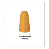 COSCO Fingertip Pads, Size 11, Small, Amber, 12-pack freeshipping - TVN Wholesale