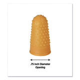 COSCO Fingertip Pads, Size 13, Extra Large, Amber, 12-pack freeshipping - TVN Wholesale